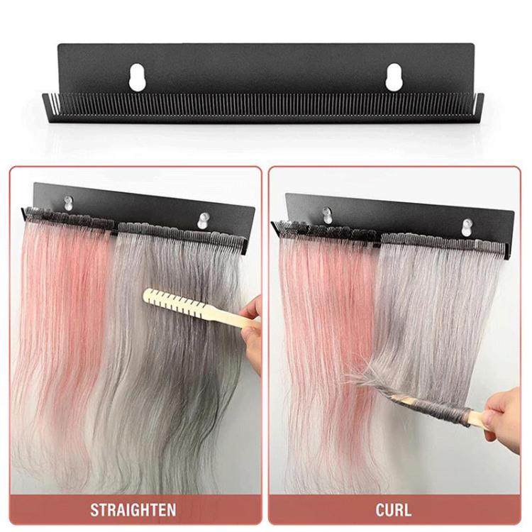 Supporto in metallo per parrucche e extension, ideale per lo styling e la conservazione.