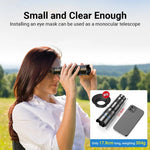 Obiettivo zoom teleobiettivo universale APEXEL interamente in metallo 20-40x per smartphone, telescopio HD per telefono per fotografia lunare e di concerti, APL-20-40X