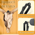 Staffa da parete a forma di teschio di animale, ganci decorativi per lavori artigianali., 12pcs