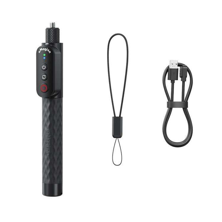 Amagisn Selfie Stick con telecomando per action camera e smartphone, Bluetooth 5.1, estensibile fino a 101 cm (40 pollici)., Claw, 1/4 Inch, Ballhead Claw, Ballhead 1/4 Inch