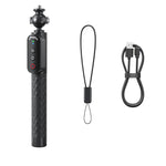 Amagisn Selfie Stick con telecomando per action camera e smartphone, Bluetooth 5.1, estensibile fino a 101 cm (40 pollici)., Claw, 1/4 Inch, Ballhead Claw, Ballhead 1/4 Inch