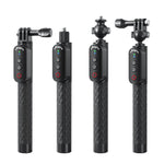 Amagisn Selfie Stick con telecomando per action camera e smartphone, Bluetooth 5.1, estensibile fino a 101 cm (40 pollici)., Claw, 1/4 Inch, Ballhead Claw, Ballhead 1/4 Inch