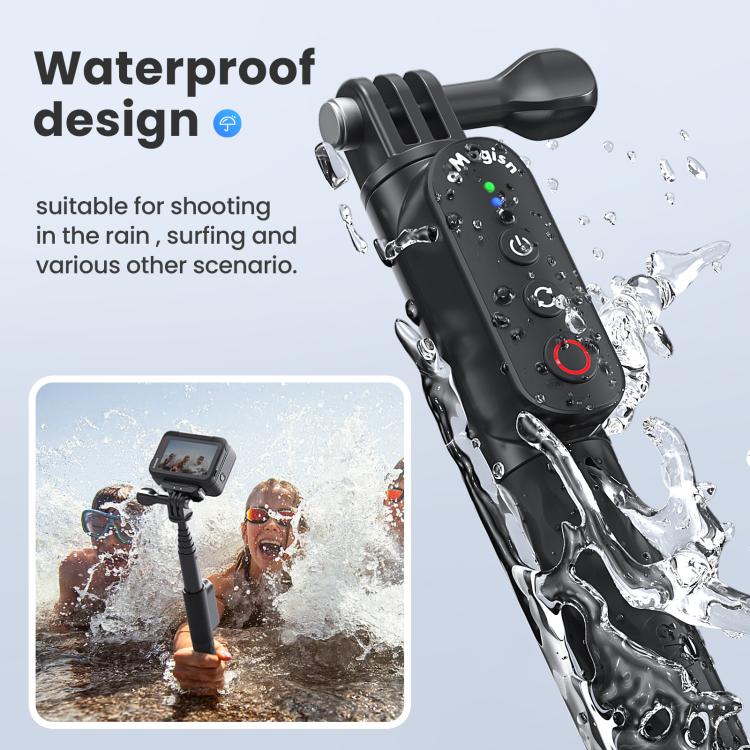 Amagisn Selfie Stick con telecomando per action camera e smartphone, Bluetooth 5.1, estensibile fino a 101 cm (40 pollici)., Claw, 1/4 Inch, Ballhead Claw, Ballhead 1/4 Inch