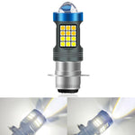 Faro LED per moto H4 BA20D P15D 1200 lumen
