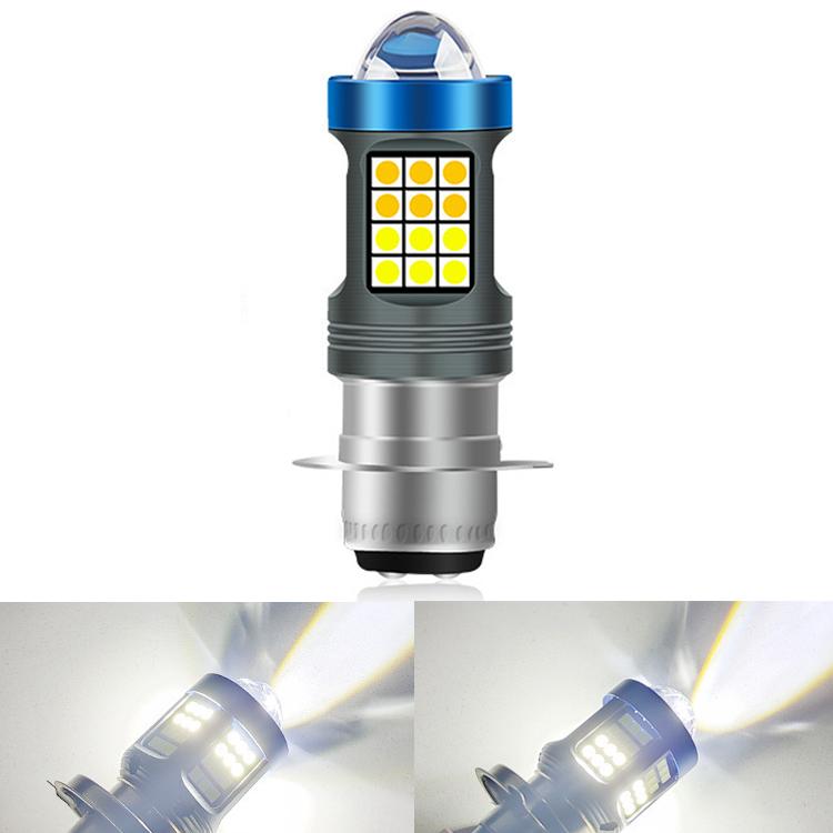 Faro LED per moto H4 BA20D P15D 1200 lumen
