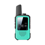 Mini walkie talkie wireless a lungo raggio per genitori e figli, 2pcs Black, 2pcs Orange, 2pcs Green, Single Black, Single Orange, Single Green