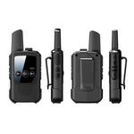 Mini walkie talkie wireless a lungo raggio per genitori e figli, 2pcs Black, 2pcs Orange, 2pcs Green, Single Black, Single Orange, Single Green