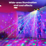 Luce magica a sfera con telecomando, 7 colori, LED rotante, luce d'atmosfera per palcoscenico, bar e KTV., US Plug, EU Plug, UK Plug, AU Plug