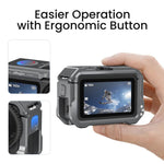 Per DJI OSMO Action 6 aMaginsn Gabbia metallica con sgancio rapido e copriobiettivo in silicone, Action 6 Metal Cage