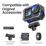 Per DJI OSMO Action 6 aMaginsn Gabbia metallica con sgancio rapido e copriobiettivo in silicone, Action 6 Metal Cage