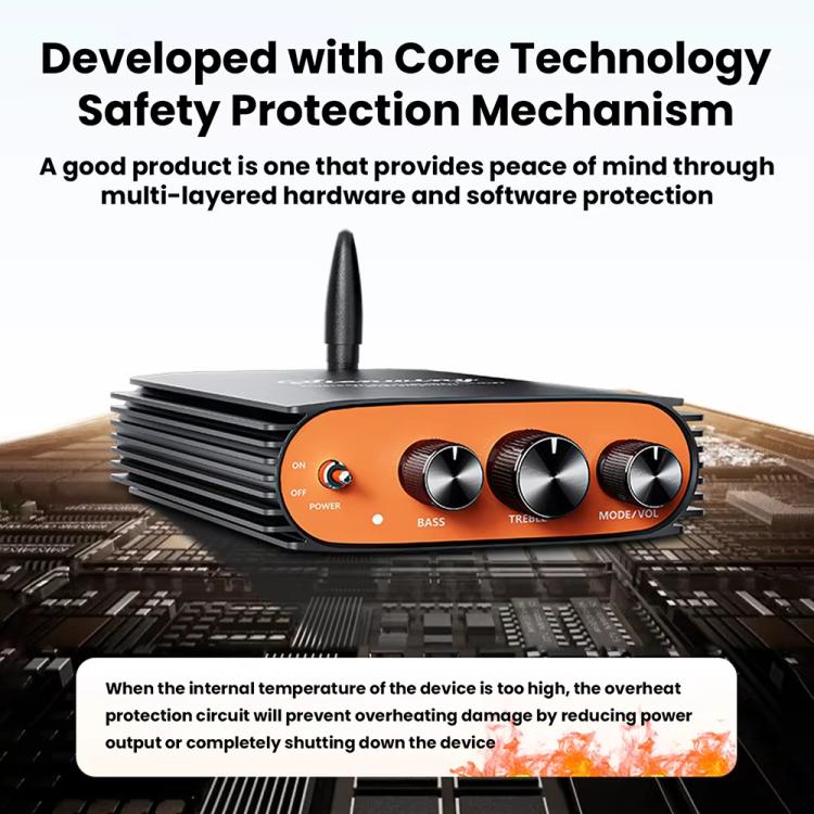 Amplificatore digitale HiFi 600W Bluetooth 5.3 TPA3255
