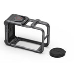 Gabbia protettiva in metallo aMaginsn 2.0 a sgancio rapido per fotocamera DJI OSMO Action 5 Pro /4/3 con copriobiettivo in silicone., Action 5 Pro /4/3 Metal Cage