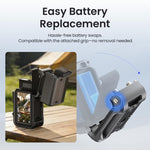 Gabbia protettiva in metallo aMaginsn 2.0 a sgancio rapido per fotocamera DJI OSMO Action 5 Pro /4/3 con copriobiettivo in silicone., Action 5 Pro /4/3 Metal Cage
