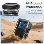 Gabbia protettiva in metallo aMaginsn 2.0 a sgancio rapido per fotocamera DJI OSMO Action 5 Pro /4/3 con copriobiettivo in silicone., Action 5 Pro /4/3 Metal Cage