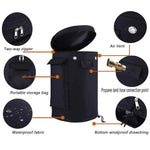 Copertura impermeabile e antipolvere per bombola di propano, borsa protettiva ventilata per bombola di gas., Small, Large
