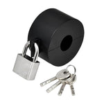 Dispositivo di bloccaggio della maniglia della porta Coperchio della serratura disabilitato Coperchio della serratura della valvola del rubinetto, No Padlock, With Padlock