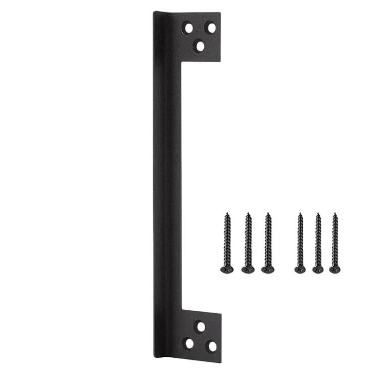 Copertura protettiva per serratura a scatto in acciaio inox a forma di L per porte con apertura verso l'esterno., 7 inch, 11 inch