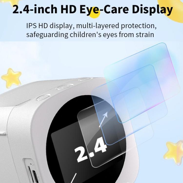 Stampante termica AI con generazione di immagini tramite riconoscimento vocale, 6 modalità creative e schermo HD da 2,4 pollici per bambini.