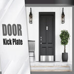 Battiscopa per porte interne ed esterne, protezione per pannelli metallici, Door Kick Plate