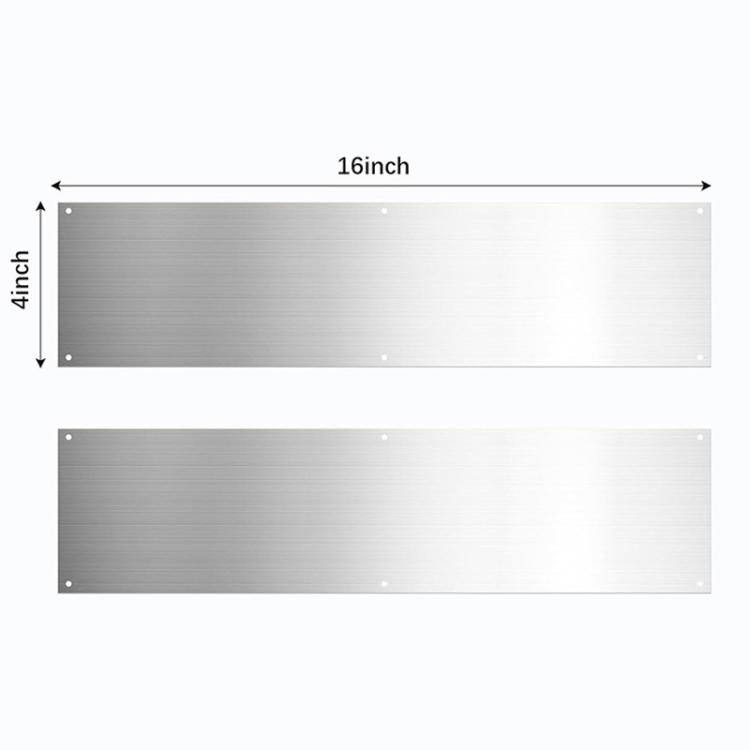 Battiscopa per porte interne ed esterne, protezione per pannelli metallici, Door Kick Plate