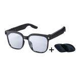 Occhiali intelligenti M02S con fotocamera HD da 8 MP, video 1080p, assistente vocale AI, registrazione, traduzione, Transparent, Sunglasses, Photochromic, Transparent+Sunglasses, Transparent+Photochromic