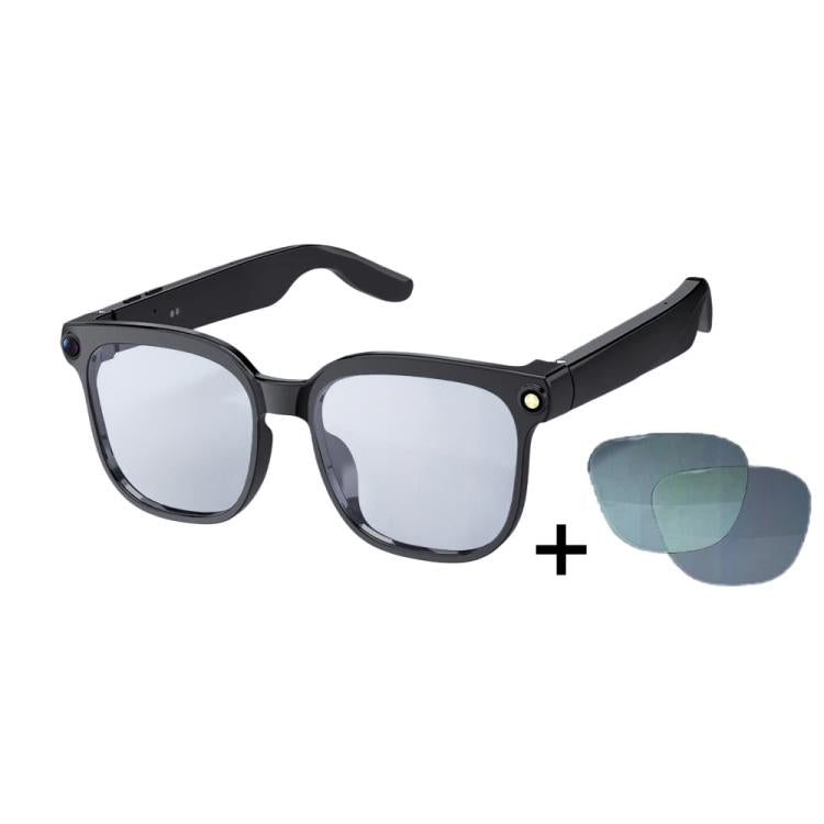 Occhiali intelligenti M02S con fotocamera HD da 8 MP, video 1080p, assistente vocale AI, registrazione, traduzione, Transparent, Sunglasses, Photochromic, Transparent+Sunglasses, Transparent+Photochromic