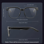 Occhiali intelligenti M02S con fotocamera HD da 8 MP, video 1080p, assistente vocale AI, registrazione, traduzione, Transparent, Sunglasses, Photochromic, Transparent+Sunglasses, Transparent+Photochromic
