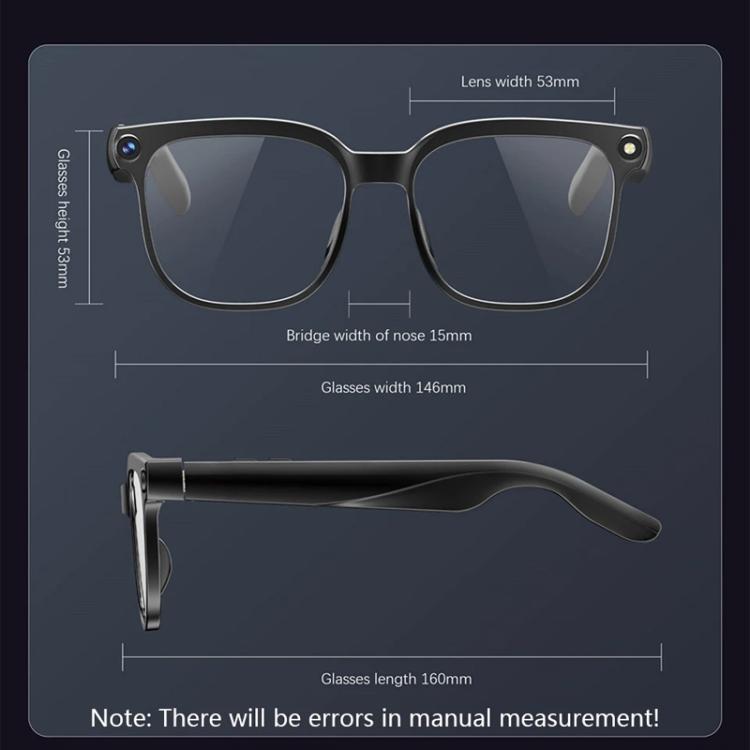 Occhiali intelligenti M02S con fotocamera HD da 8 MP, video 1080p, assistente vocale AI, registrazione, traduzione, Transparent, Sunglasses, Photochromic, Transparent+Sunglasses, Transparent+Photochromic