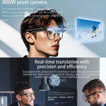 Occhiali intelligenti M02S con fotocamera HD da 8 MP, video 1080p, assistente vocale AI, registrazione, traduzione, Transparent, Sunglasses, Photochromic, Transparent+Sunglasses, Transparent+Photochromic
