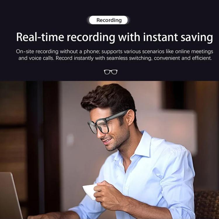 Occhiali intelligenti M02S con fotocamera HD da 8 MP, video 1080p, assistente vocale AI, registrazione, traduzione, Transparent, Sunglasses, Photochromic, Transparent+Sunglasses, Transparent+Photochromic