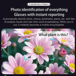 Occhiali intelligenti M02S con fotocamera HD da 8 MP, video 1080p, assistente vocale AI, registrazione, traduzione, Transparent, Sunglasses, Photochromic, Transparent+Sunglasses, Transparent+Photochromic