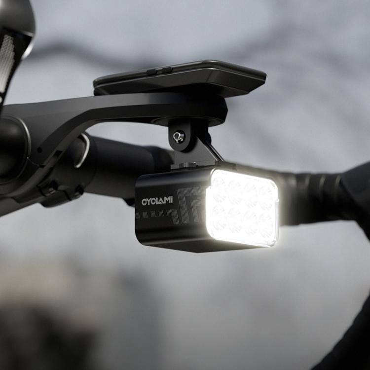 Faro anteriore da appendere per bicicletta, 1800 lumen, luce sottosella anteriore ad alta luminosità per bici da strada/mountain bike, antiabbagliamento, per uscite notturne., CYC1800