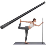 Bastone da yoga multifunzione in metallo, barra per esercizi portatile, strumento ausiliario per il fitness