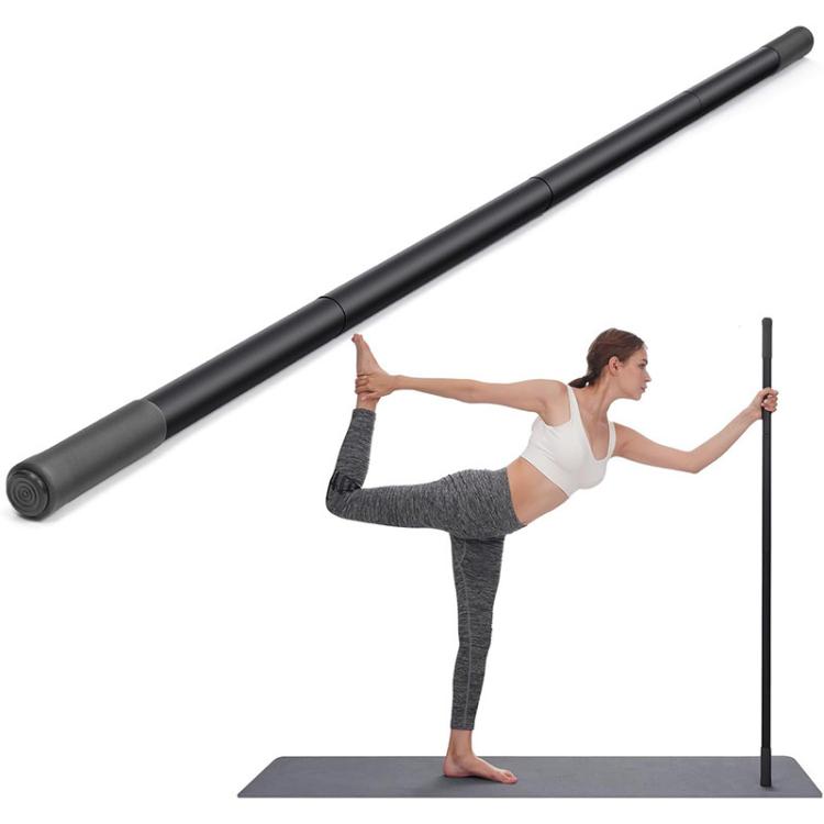 Bastone da yoga multifunzione in metallo, barra per esercizi portatile, strumento ausiliario per il fitness