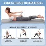 Bastone da yoga multifunzione in metallo, barra per esercizi portatile, strumento ausiliario per il fitness