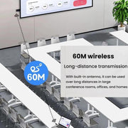 Trasmettitore HDMI wireless 2 in 1, portata 60 m, dispositivo di mirroring per laptop e PC, risoluzione 1080p 60Hz, extender wireless.