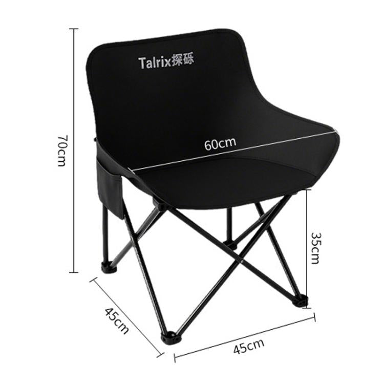 Talrix Sedia da campeggio portatile pieghevole per esterni, ideale per la spiaggia., Classic Black, Classic Gold, Tall Black, Tall Gold, 3-Level Adjustable Black, 3-Level Adjustable Gold, With Leg Rest Black, With Leg Rest Gold