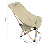 Talrix Sedia da campeggio portatile pieghevole per esterni, ideale per la spiaggia., Classic Black, Classic Gold, Tall Black, Tall Gold, 3-Level Adjustable Black, 3-Level Adjustable Gold, With Leg Rest Black, With Leg Rest Gold