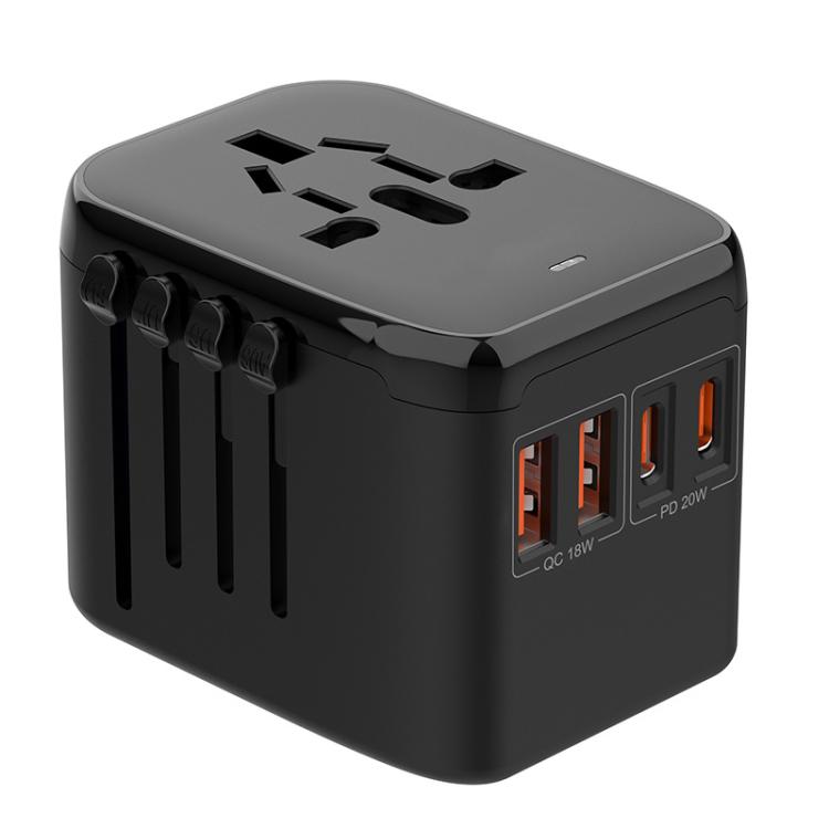 Caricabatterie da viaggio PD 20W GaN 4 porte USB Type-C