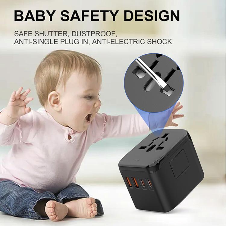 Caricabatterie da viaggio PD 20W GaN 4 porte USB Type-C