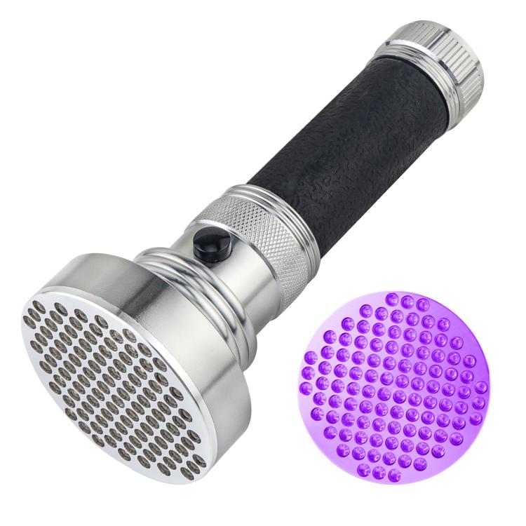 Rilevatore di banconote a LED in lega di alluminio con torcia UV da 100 LED