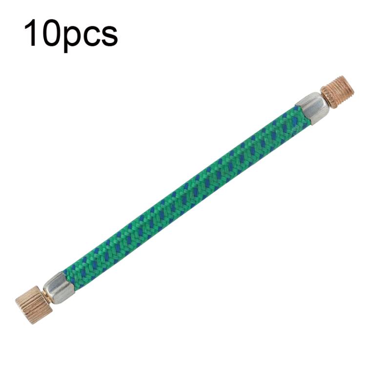 10 pezzi Tubo flessibile di prolunga in gomma per pompa da bicicletta con bocca US, Black 10cm, Black 12cm, Red 12.5cm, Green 12.5cm, Black 19cm