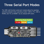Modulo convertitore seriale multiprotocollo USB YAHBOOM per STM32, ESP32, Raspberry Pi, Module, Module + DuPont Wire, Module + DuPont wire + Type-C