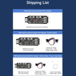 Modulo convertitore seriale multiprotocollo USB YAHBOOM per STM32, ESP32, Raspberry Pi, Module, Module + DuPont Wire, Module + DuPont wire + Type-C