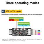 Modulo convertitore seriale multiprotocollo USB YAHBOOM per STM32, ESP32, Raspberry Pi, Module, Module + DuPont Wire, Module + DuPont wire + Type-C