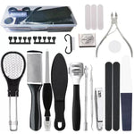 Kit per la cura dei piedi per la rimozione di calli e pelle morta. Set completo per pedicure., 17 In 1, 20 In 1, 23 In 1, 27 In 1