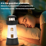 Umidificatore mini compatto a forma di faro da 290 ml, diffusore di nebulizzazione silenzioso per la casa.