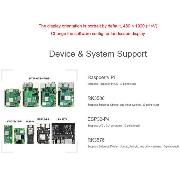 Display touch capacitivo 8,8" IPS Waveshare 33641