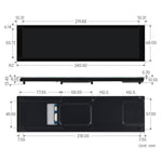 Display touch capacitivo 8,8" IPS Waveshare 33641