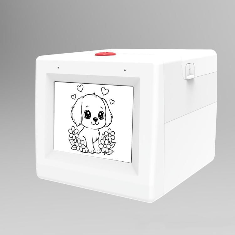 Mini stampante termica wireless Q15 AI con schermo da 3,5 pollici e funzione di riconoscimento vocale.